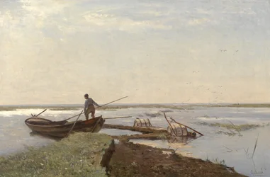 Paysage de polder (dans le Kamperpolder)